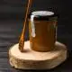 Branded jars with honey