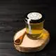 Branded jars with honey