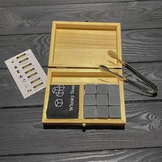 Whiskey stones - gift box "L"