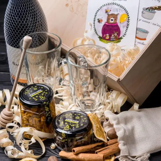 Mulled wine XL, wooden box