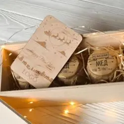Wooden postcard